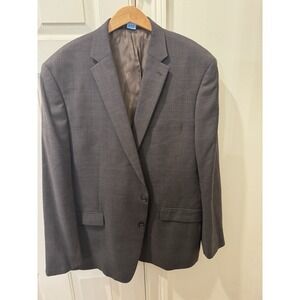 Ralph Lauren Mens 50L Chocolate Brown 100% Wool Blazer Sport Coat Long